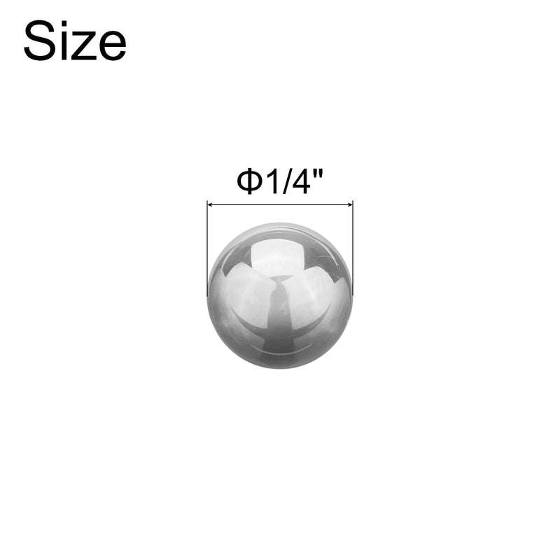 uxcell 20pcs Tungsten Steel Bearing Balls 1/4 inch Tungsten Carbide Precision Ball, G5 Grade 1/4" 20