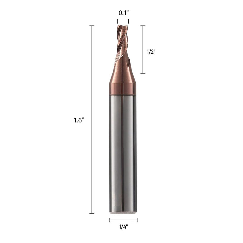 10 PCS 2.5mm Milling Cutter for Xhorse IKEYCUTTER Condor XC-Mini Plus/Plus II/XC-002 and Dolphin XP005/XP005L/XP007 Key Cutting Machine (10PCS 2.5MM) 10PCS 2.5MM