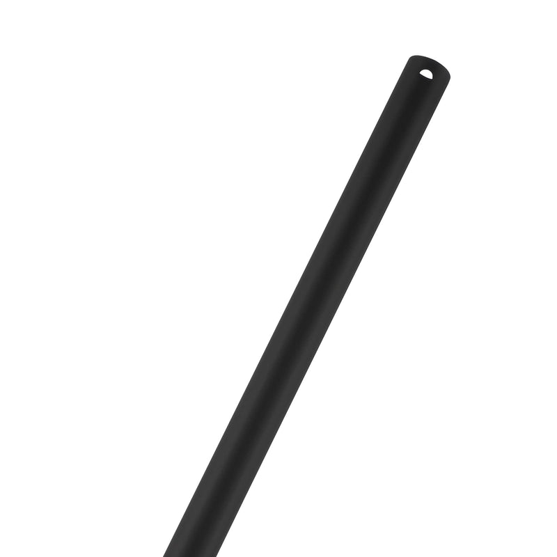 12in Ceiling Fan Extension Downrod in Matte Black 12in Downrod