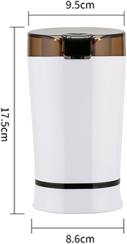 Electric Multifunctional Grinder.Electric Pill Crusher Grinder for Small or Large Pills,to Fine Powder. Pill Crusher Pulverizer Grinder for Elders or Pets. Small Dose Coffee Bean Grinder. (White) White