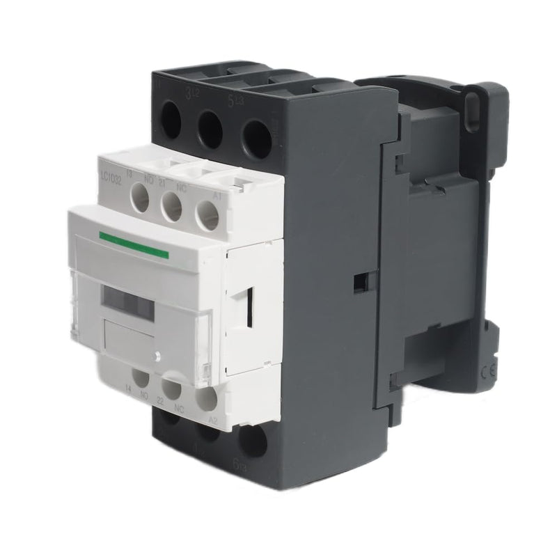 AC Contactor 3 Pole 30A Motor Contactor 110 120V Coil Normally Open1NO1NC 50-60HZ DIN Rail Mount Contactor Switch