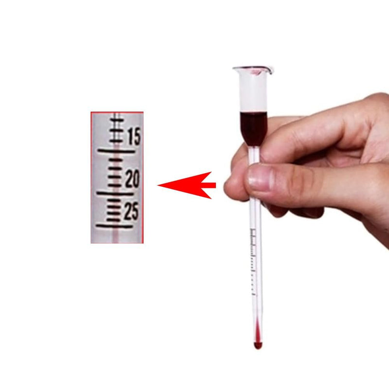 White Wine Concentration Meter Vintage Measuring Tool Wine Meter Alcoholmeter Alcohol Hydrometer Wine Sugar Meter Wine Content Tester Hydrometer Tester Hydrometers Substance Analysis Instrumentation