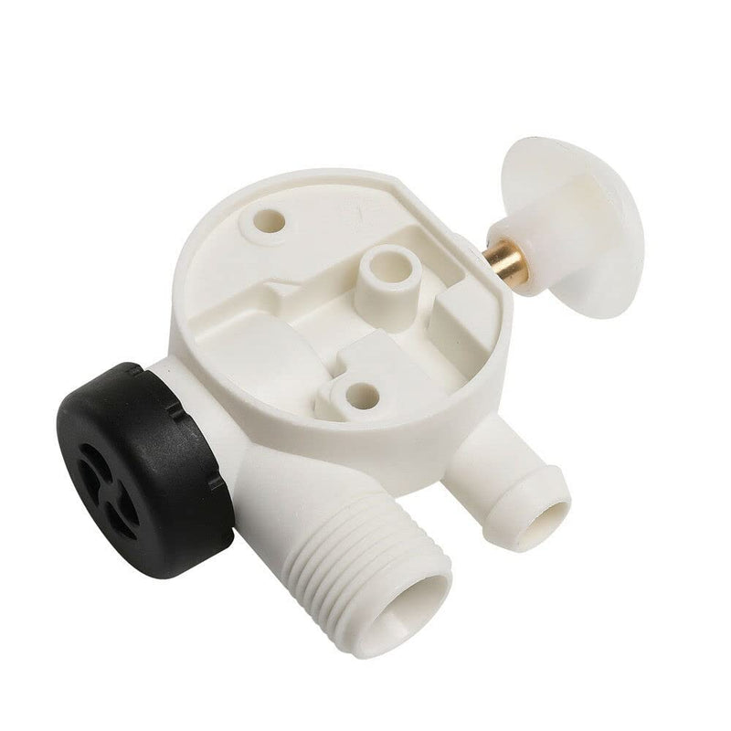 385314349 RV Water Valve Kit Replacement for Sealand Traveler and VacuFlush Pedal-flush Toilet