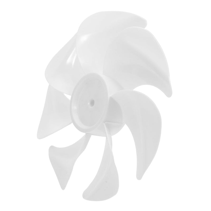 Replacement Air Circulation Fan Blades: 8.3inch 6 Leaves Replacement for Table/Pedestal/Ceiling Fans Broken Replacing - 8mm Hole White