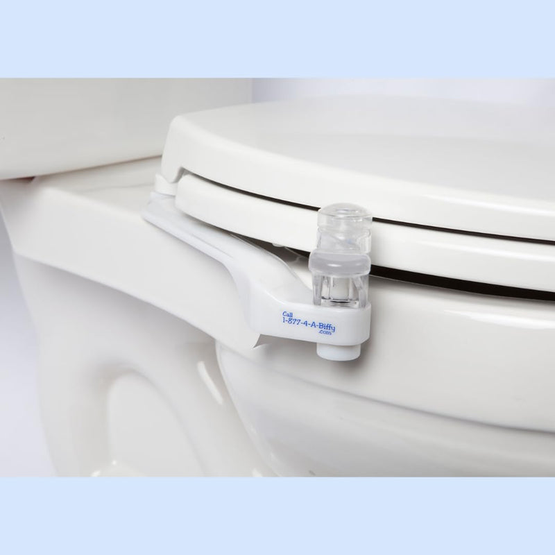 The BIFFY Classic Bidet Attachment- Physician Designed & Clinically Tested, Self-Cleaning, 8-Stream Spray with Adjustable Pressure and Pattern, Non-Electric, Assembled in USA Universal Classic (Standard, Round, Elongated Toilets)