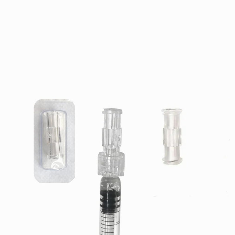 Syringe Coupler, Luer Lock Adaptor to Luer Lock Connector, (Polypropylene) Female to Female, Syringe Transfer Joint for Transferring Liquid Between Lab Syringes and Bottles (50) 50