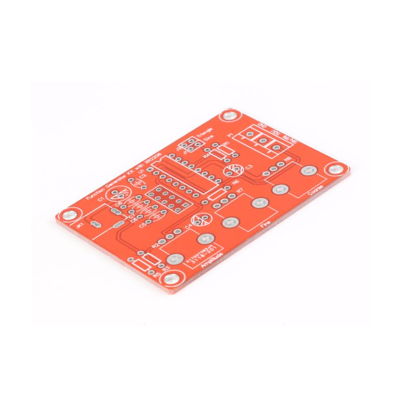 High Precision Function Signal Generator DIY Kit XR2206 Adjustable Frequency Amplitude Module Sine Triangle Square Output 1Hz-1MHz DC 9-12V