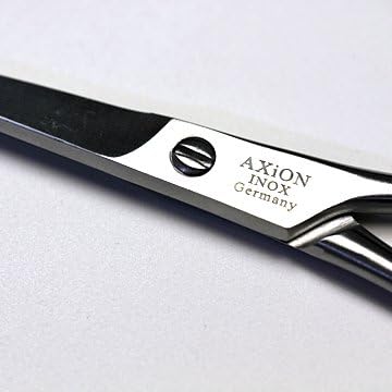 Germany, Solingen Axion (Axion) Stainless Steel Mustache and Chin Shave Shears Straight Blade Luxury Satin Finish # slg009252fba - NewNest Australia