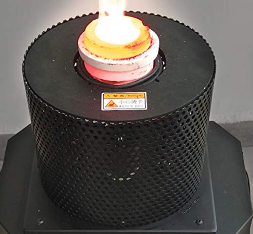 Induction Gold Melting Furnace Crucible set Graphite crucible ceramic container 2KG SET