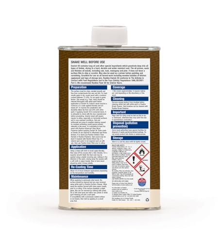 Rustins The Original Danish Oil 1L | 33.8 Fl. Oz. 1000ml