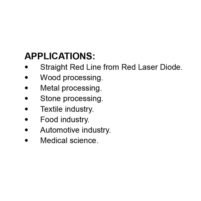 Quarton Laser Module VLM-635-55 LPO Straight Red Line Laser (INDUSTRIAL USE LINE LASER)