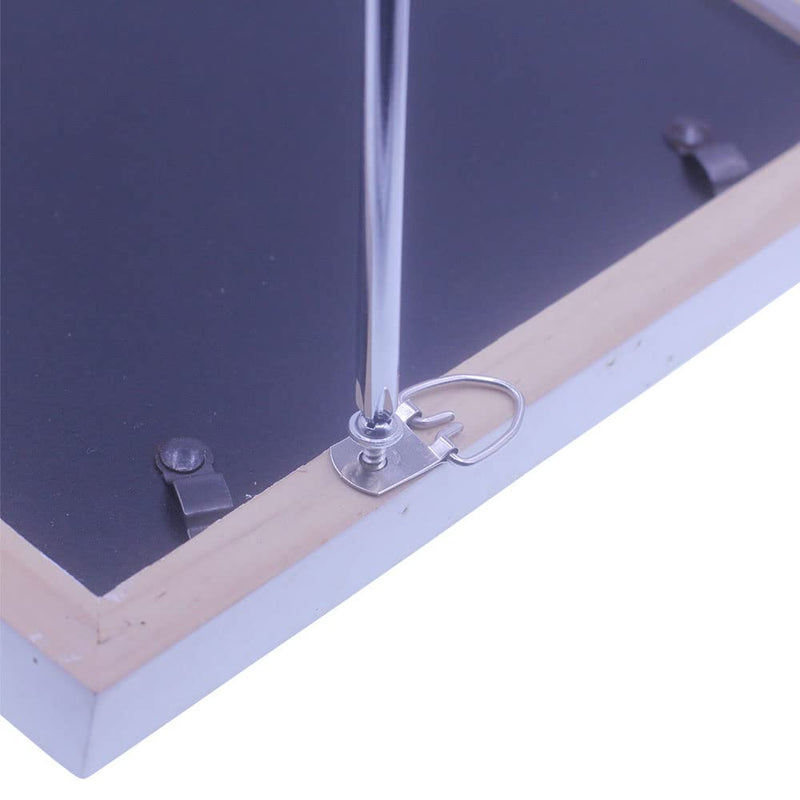 D-Ring Picture Hangers with Screws, 50 Pcs Single Hole Picture Hanging Hardware, Picture Hooks for Mirror, Clock, Decoration, Paintings, Artwork Picture Frame