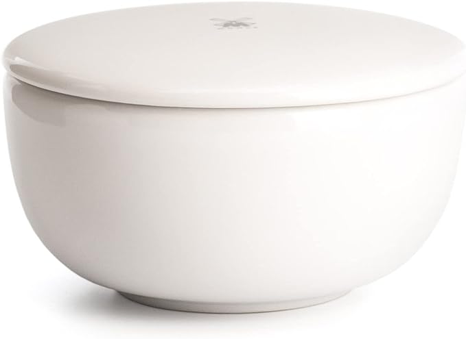 Muhle porcelain shaving bowl (with shaving soap) SANDALWOOD (RN2SH) - NewNest Australia