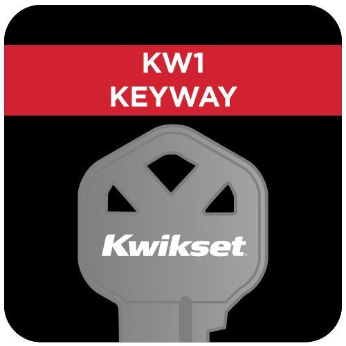 Kwikset Juno Keyed Entry Door Knob and Single Cylinder Deadbolt Combo Pack with Microban Antimicrobial Protection featuring SmartKey Security in Antique Brass, 99910-033 1 Pack