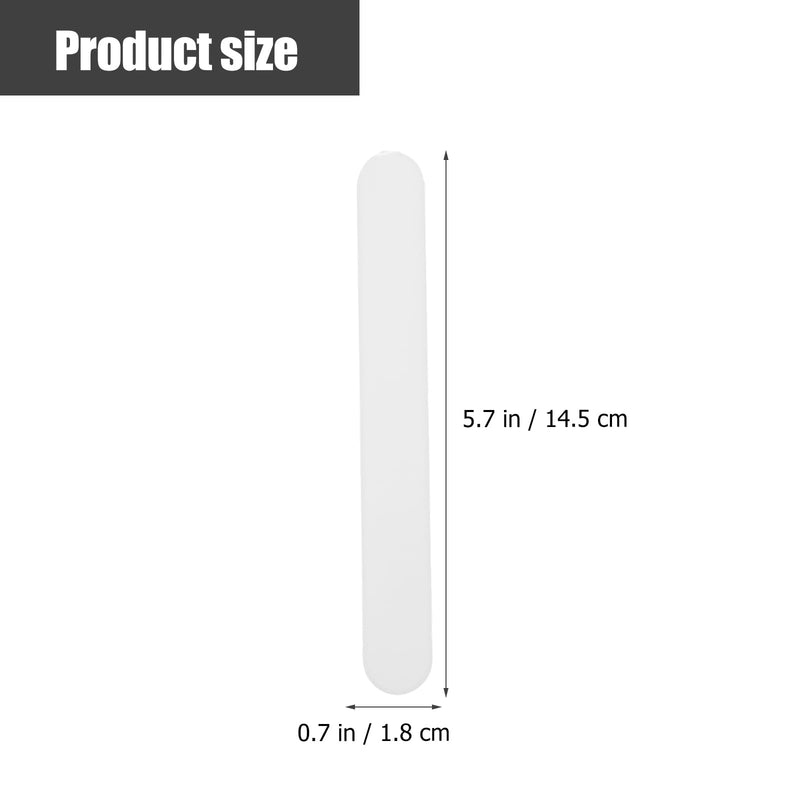 ibasenice 25pcs Spatula Plastic Depressors Bulk Clinic Depressors Stirring Stick Stir Sticks Pp Stirring Rod Glue Sticks Wood Disposable White