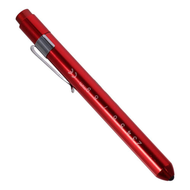Pupil Check Pen Light Red, Blue Professional White Light Medical Pen Light Lightweight LED Diagnostic Lamp Nurse Student Doctors(Blue)