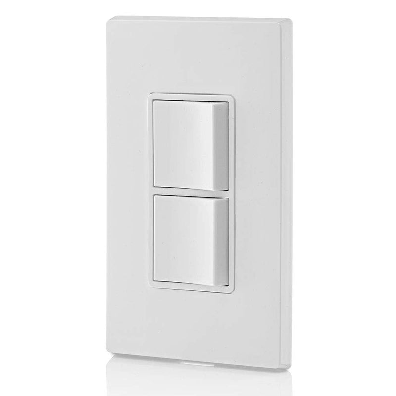 Leviton 5634-W 15 Amp, 120/277 Volt, Decora Single-Pole, AC Combination Switch, Commercial Grade, Grounding, White
