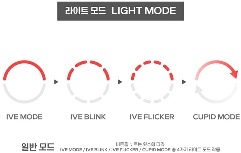 I.V.E K-pop Light Stick Ver.1 White