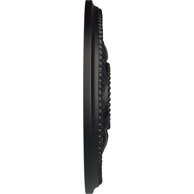 Ekena Millwork CM18ED1SGS Edinburgh Ceiling Medallion, Steel Gray Steel Gray (Metallic Series)