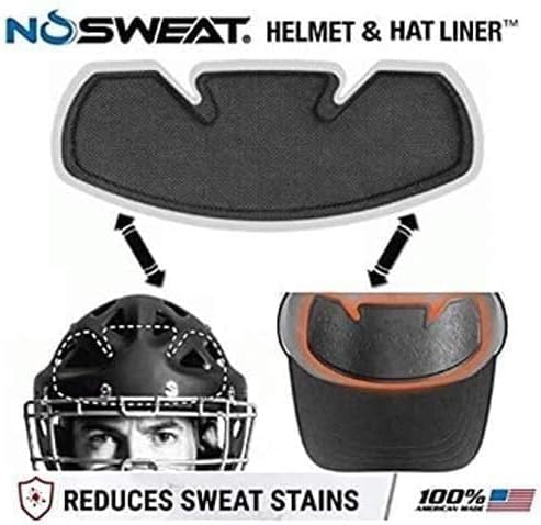 NoSWEAT Hat Sweat Pad Sweatproof Cap Liner Sweat Absorption Sheet Hat Liner Sweat Tape Sweat Prevention Bakeha Patented Made in the USA (6 Pieces) Genuine Product - NewNest Australia