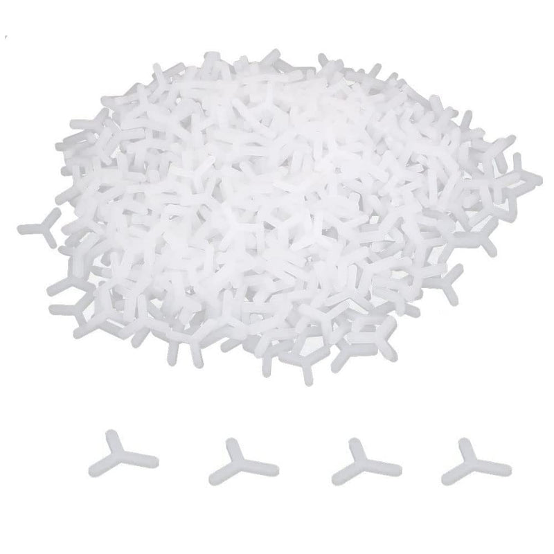 Hexagon tile spacers, Tile Plastic Y Type Spacers Tiling Tools for Spacing of Floor or Wall Tiles, 500 PCS (3mm 1/8 Inch) 3mm 1/8 Inch