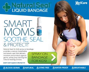 Natural Seal Spray on Bandage for Kids and Babies, 2 Pack, Soothing, Sting Free, No Harsh Chemicals Skin and Wound Care for Babies Sensitive Skin, Woman Owned Small Business