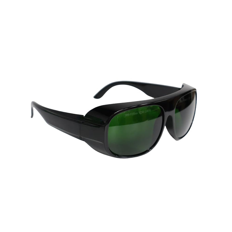 LaserPair OD8+ DIN4 900-1100nm Laser Safety Glasses, black Frame #52 for Fiber Laser & Handheld Laser Welding