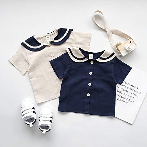 Mercurius Baby Clothes, Kids Sailor, Marine Setup, Top and Bottom Set, Boys and Girls, Children's Clothes, Uniform, Children, 90, 100, 110, 120, 130, 140 - NewNest Australia