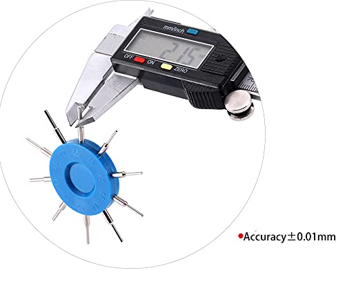 Eyeglasses Hole Measuring Tool Gauge Nut u-Clip Douber Rubber Diameter 10 Size by dhoptical