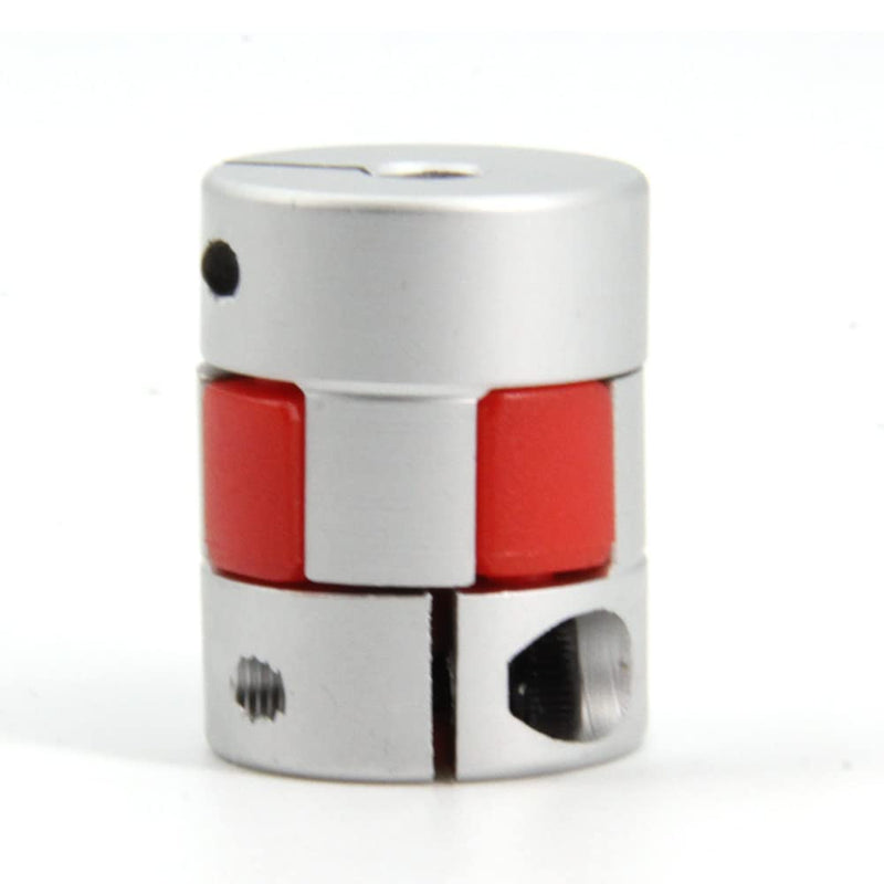 5mm to 8mm Bore Aluminium Plum Flexible Shaft Coupling Servo Stepper MotorJaw D20xL25 Connector Flexible Shaft Couplers for 3D Printer/CNC Machine/DIY Encoder, 2pcs/Pack (5mmx8mm) 5mmx8mm