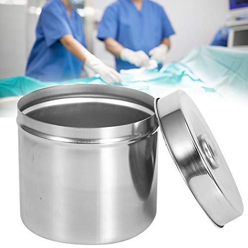 Stainless Steel Medical Jar, Dental Supplies Dressing Container 12Cm Ashtray For Sundry Jars Professional Ointment Storage Jar