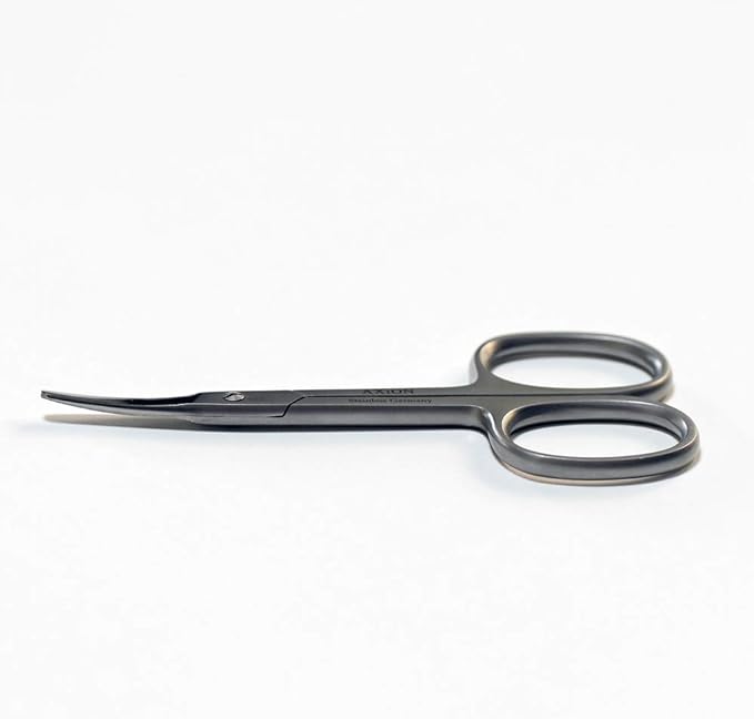 German AXiON Stainless Steel Baby Scissors Nose Hair Clipper (Round/Warp) Luxury Smoke Finish #slg007728fba - NewNest Australia