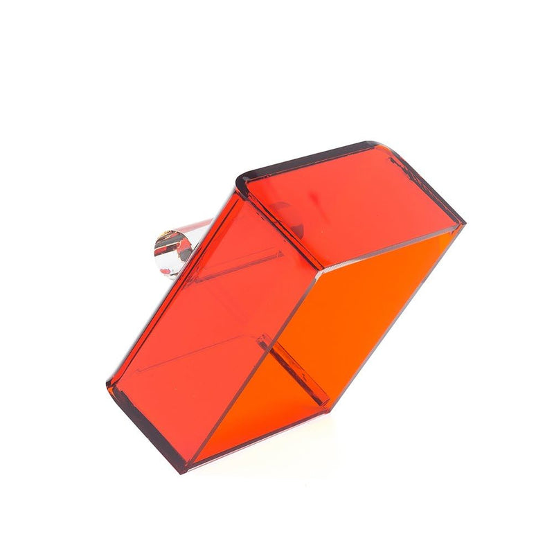 Dental Curing Light Protector Box Orange Ultraviolet Shield Cover Box with 2 Size (Small) Small