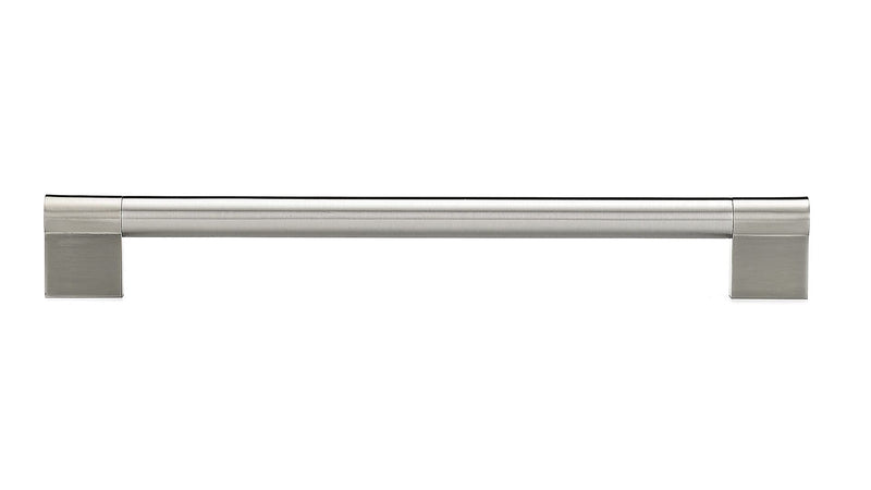 Richelieu Hardware BP527224195 Avellino Collection Center, Contemporary Cabinet Pull, 8 13/16 in, Brushed Nickel (Pack of 2) 1 Count (Pack of 2)