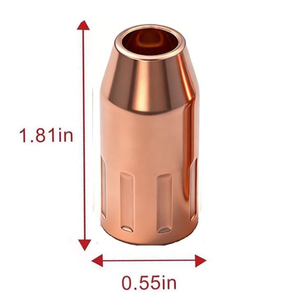 22PK MIG Welding 10Pcs VTS30+ 10Pcs VTS35 Gas Tips 2Pcs VNS50F nozzle Compatible with Velocity Light Duty and Tweco Fusion 140 180 220 250 MIG Welding 22PK VNS50F parts