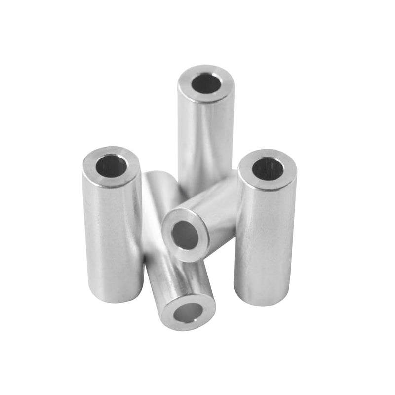 Aluminum Spacer 1/2" OD x 1/4" ID x Choose Your Length, Round Spacer Unthreaded Standoff Bushing Plain Finish, Fits Screws Bolts 1/4" or M6 by Metal Spacers Online (1-1/2" Length, 10 Pack) 1-1/2" Length