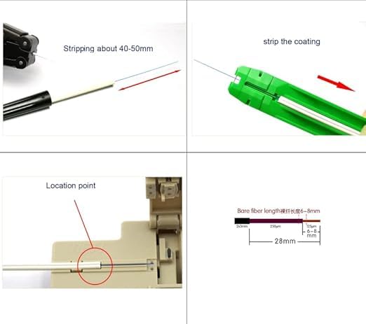 100pcs SC APC Fiber Optic Quick Connectors with Matched Tools Fiber Reusable Connectors Single Mode Mechanical Fast Connectors Adapter for FTTH CATV Network Instrument (APC 100pcs) APC 100pcs