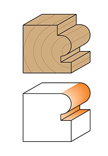 CMT 861.064.11 Corner Beading Bit, 1/4-Inch Shank, 1/4-Inch Radius