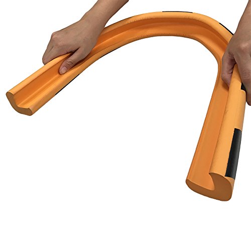 Saffron NBR Safety Cushion (L-Shaped) Large Tiger 1.9 x 1.9 x Length 35.4 inches (48 x 48 x 900 mm) - NewNest Australia