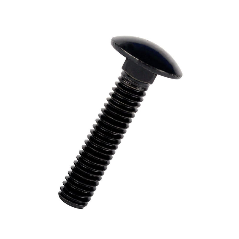 1/4-20 x 3/4" Carriage Bolts Screws Black Finish, Round Head Square Neck, 304 Stainless Steel 18-8, UNC Full Machine Coarse Thread, 20Pcs 1/4-20 x 3/4" (20 Pcs)