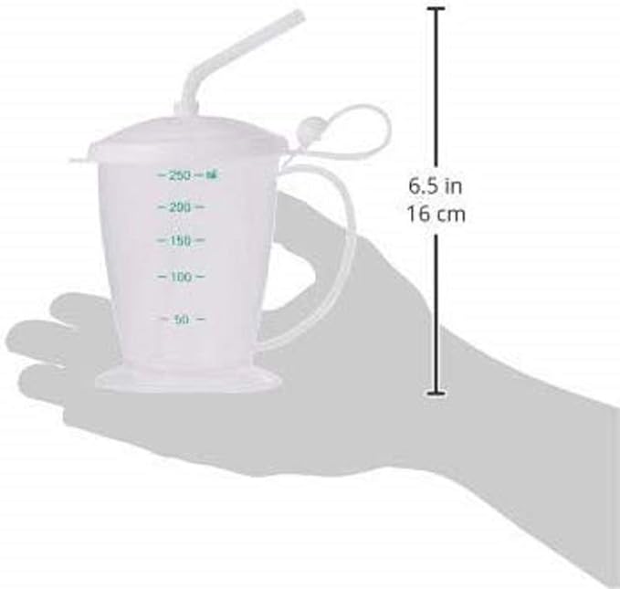 Komori Resin 8-4235-01 Cup, Stable, Stable, Cup with Straw, White, 10.1 fl oz (300 ml), Made in Japan - NewNest Australia