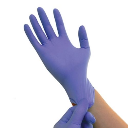 MedPride Powder-Free Nitrile Exam Gloves, Iris Blue, Medium, Box/100 Medium (Pack of 100)