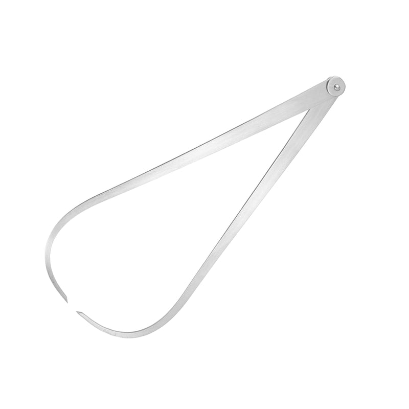 Outside Calipers - [12 Inch] Friction Joint Stainless Steel Measurement Tool for Size Measuring Use, Silver Tone 12 Inch