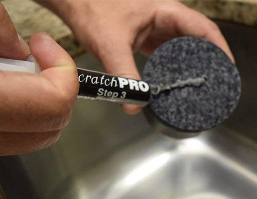 Kit for Polishing and Repairing Stainless Steel Sinks, with Diamond Buffing Compounds, Reduce The Appearance of Ugly Scratches and Polish Sink for Factory Fresh Look in No Time