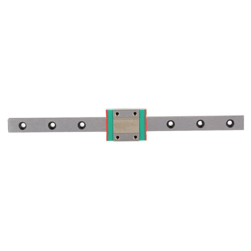 LML12B Linear Rail 12mm Mini Bearing Steel Rail Slide Rail+ Slide Block Variety Length (200mm) 200MM
