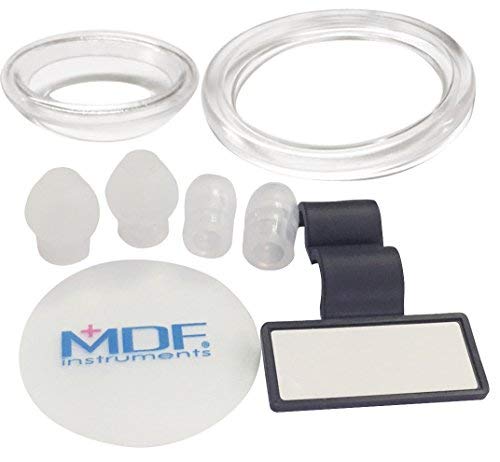 MDF Instruments, MD One Stainless Steel Stethoscope, Adult, Burgandy Tube, Silver Chestpieces-Headset, MDF77717