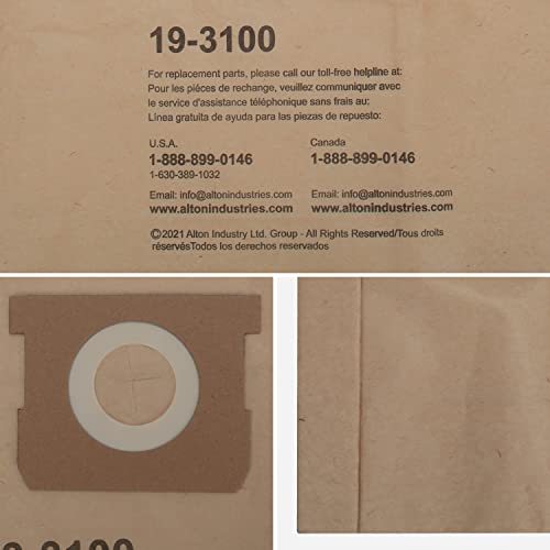 alton enterprises limited Stanley 19-3100 5-8 Gallon Disposable Filter Bag for Wet/Dry Vacuums,(Pack of 3)
