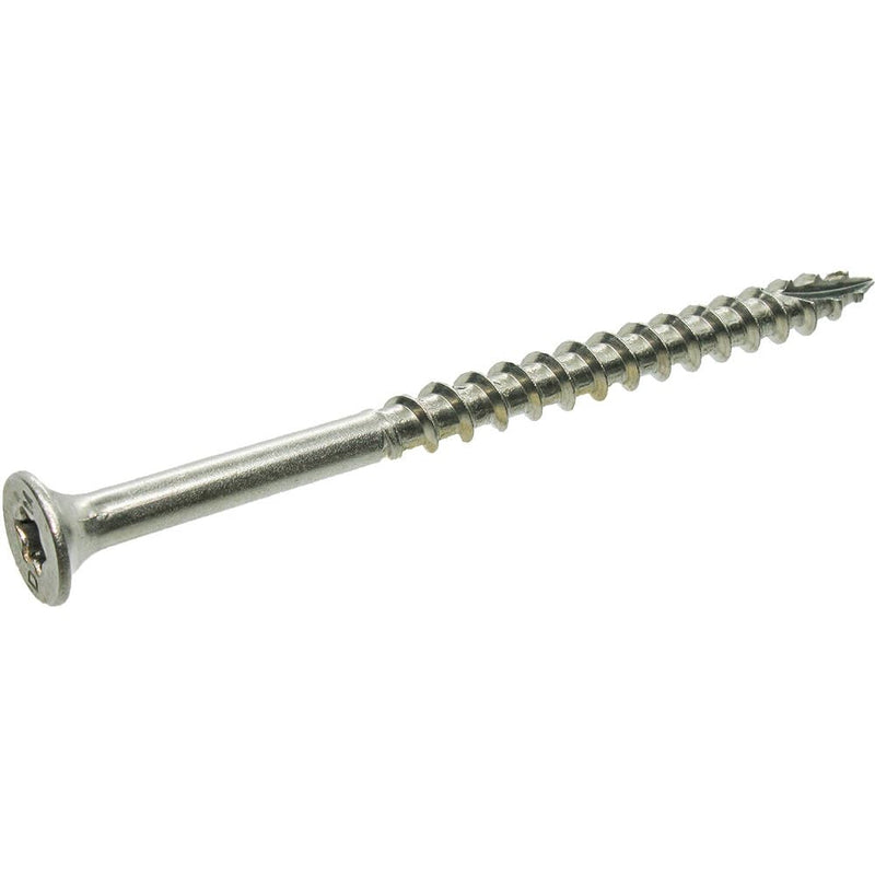 Grip-Rite PrimeGuard Max Deck Screws for Outdoor Projects - Bugle Head - Coarse Thread Wood Screws - T25 Star Drive - 316 Stainless Steel - #10 x 3-5 Lb Box - MAXS310DS3165 #10 x 3" 1lb Box