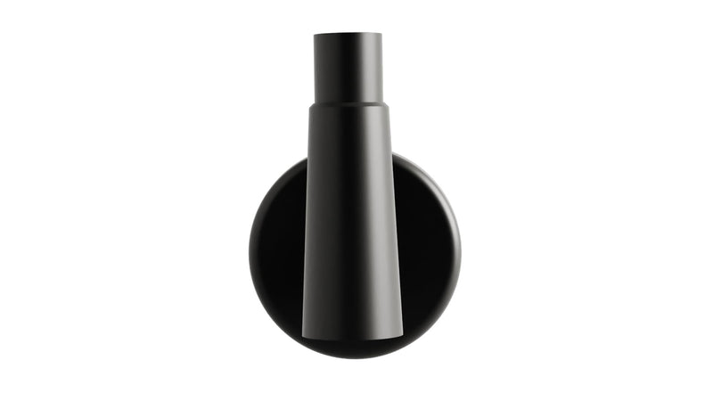 HELVEX Deco Collection Robe Hook Bathroom Accessory, Bathroom Towel Holder Bathroom Hardware, Matte Black Finish UDC-06-MB Small Towel Bar - Deco Collection