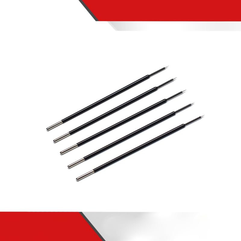 Colorado Micro Dissection Needle Straight 5cm, Set of 5 Pcs, Point Made in Tungsten Carbide (12cm) 12cm